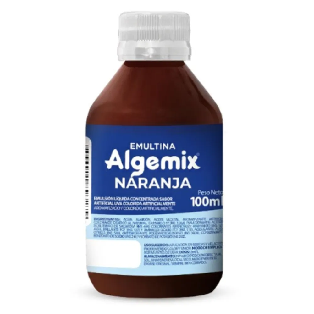 0011026 Emultina Algemix 100 ml. Naranja - Imagen 1